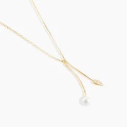 Histoire d'Or Collier Lucija Or Jaune Perle De Culture Et Oxyde De Zirconium