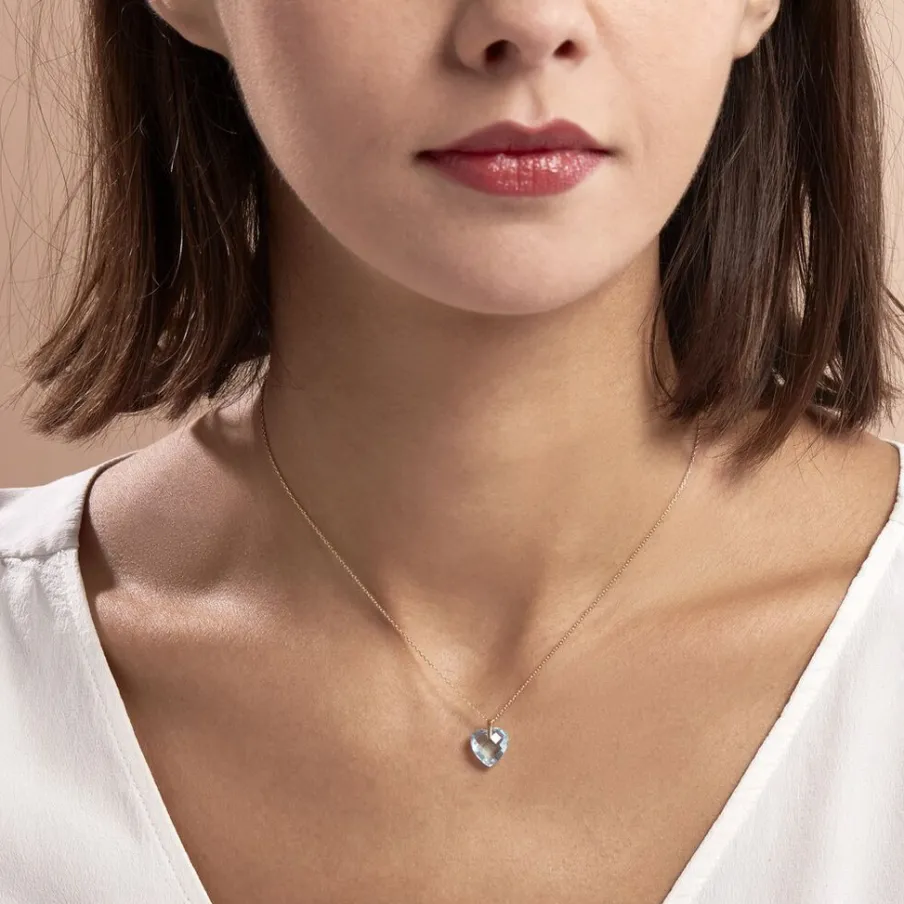 Histoire d'Or Collier Ludmille Or Jaune Topaze