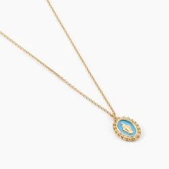 Histoire d'Or Collier Lueur Coloree Or Jaune