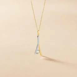 Histoire d'Or Collier Madli Or Bicolore Topaze