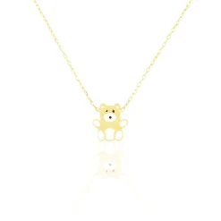 Histoire d'Or Collier Mae Ourson Or Jaune