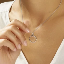 Histoire d'Or Collier Magda Argent Blanc