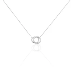 Histoire d'Or Collier Magou Argent Blanc Oxyde De Zirconium