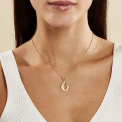 Histoire d'Or Collier Mai-lee Plaqué Or Jaune Oxyde De Zirconium