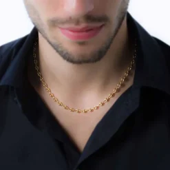 Histoire d'Or Collier Maille Dami Maille Grain De Cafe