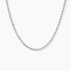 Histoire d'Or Collier Maille Nuncio Argent Blanc