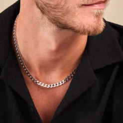 Histoire d'Or Collier Maille Santino Argent Blanc