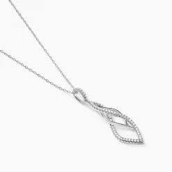 Histoire d'Or Collier Malika Argent Blanc Oxyde De Zirconium