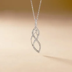 Histoire d'Or Collier Malika Argent Blanc Oxyde De Zirconium