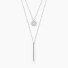 Histoire d'Or Collier Manna Argent Blanc Oxyde De Zirconium