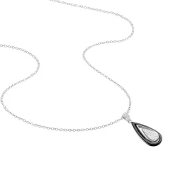Histoire d'Or Collier Marina Cera Argent Blanc Céramique Et Oxyde De Zirconium