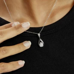 Histoire d'Or Collier Marina Cera Argent Blanc Céramique Et Oxyde De Zirconium