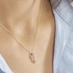 Histoire d'Or Collier Marina Ea Or Jaune Diamant