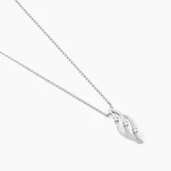 Histoire d'Or Collier Marnie Or Blanc Diamant