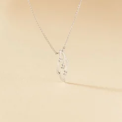 Histoire d'Or Collier Marnie Or Blanc Diamant