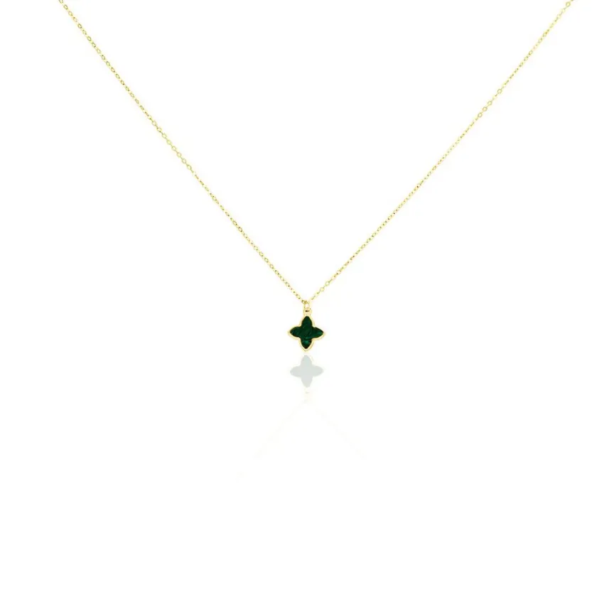 Collier Marvella Or Jaune Malachite-Histoire d'Or Online