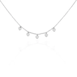 Histoire d'Or Collier Maryline Argent Blanc