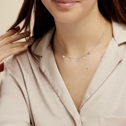 Histoire d'Or Collier Maryline Argent Blanc