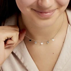 Histoire d'Or Collier Maryline Argent Blanc