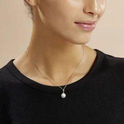 Histoire d'Or Collier Mathie Argent Blanc Perle De Culture Et Oxyde De Zirconium