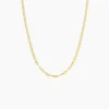 Histoire d'Or Collier Mauricette Acier Jaune