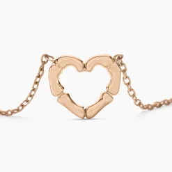 Histoire d'Or Collier May-li Argent Rose