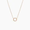 Histoire d'Or Collier May-li Argent Rose