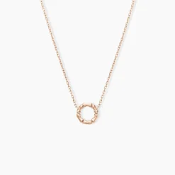 Histoire d'Or Collier May-li Argent Rose