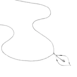 Histoire d'Or Collier Melaine Argent Blanc