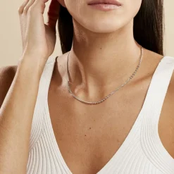 Histoire d'Or Collier Melodie Argent Blanc