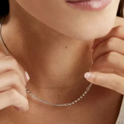 Histoire d'Or Collier Melodie Argent Blanc