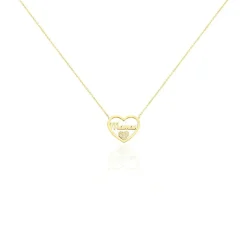 Histoire d'Or Collier Micarla Or Jaune Oxyde De Zirconium