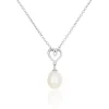 Histoire d'Or Collier Miley Argent Blanc Perle De Culture