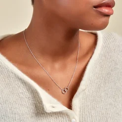 Histoire d'Or Collier Méloé Argent Blanc