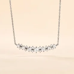 Histoire d'Or Collier Monique Argent Blanc Oxyde De Zirconium