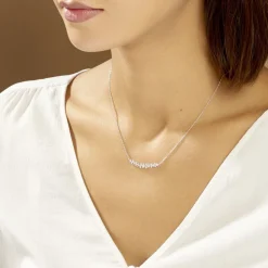 Histoire d'Or Collier Monique Argent Blanc Oxyde De Zirconium