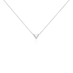 Histoire d'Or Collier Mori Argent Blanc Oxyde De Zirconium Et Nacre