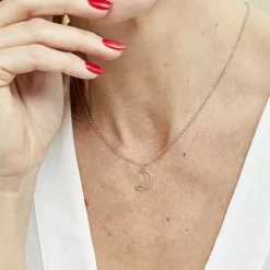 Histoire d'Or Collier Myel Argent Blanc