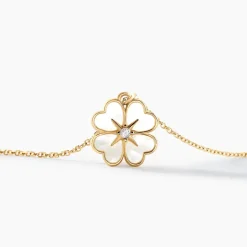 Collier Nacrea Or Jaune Nacre Oxyde De Zirconium-Histoire d'Or Outlet