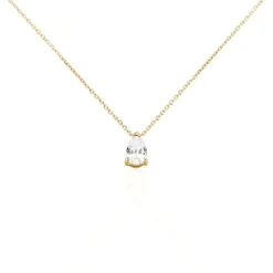 Histoire d'Or Collier Naellya Plaqué Or Jaune Oxyde De Zirconium
