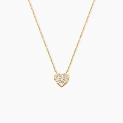 Histoire d'Or Collier Nafissa Plaque Or Jaune Oxyde De Zirconium