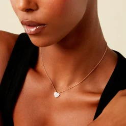 Histoire d'Or Collier Nafissa Plaque Or Jaune Oxyde De Zirconium