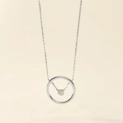 Histoire d'Or Collier Natalane Or Blanc Diamant