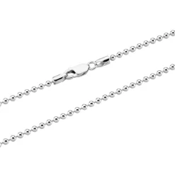 Histoire d'Or Collier Nateo Boules Argent Blanc