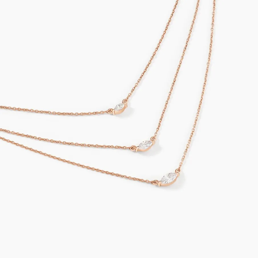 Histoire d'Or Collier Navette De Zirconium