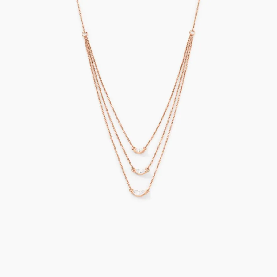 Histoire d'Or Collier Navette De Zirconium