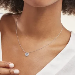 Collier Nelig Argent Oxyde De Zirconium-Histoire d'Or