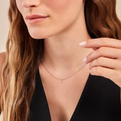 Histoire d'Or Collier Neruda Argent Blanc Oxyde De Zirconium