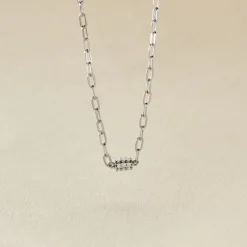 Histoire d'Or Collier Nexus Argent Blanc Oxyde De Zirconium