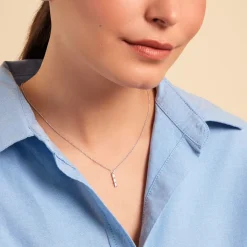 Histoire d'Or Collier Nikolia Argent Blanc Oxyde De Zirconium